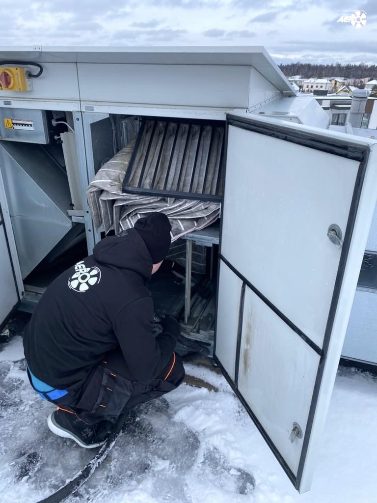 Ventilatsiooniseadme-ohufiltrid